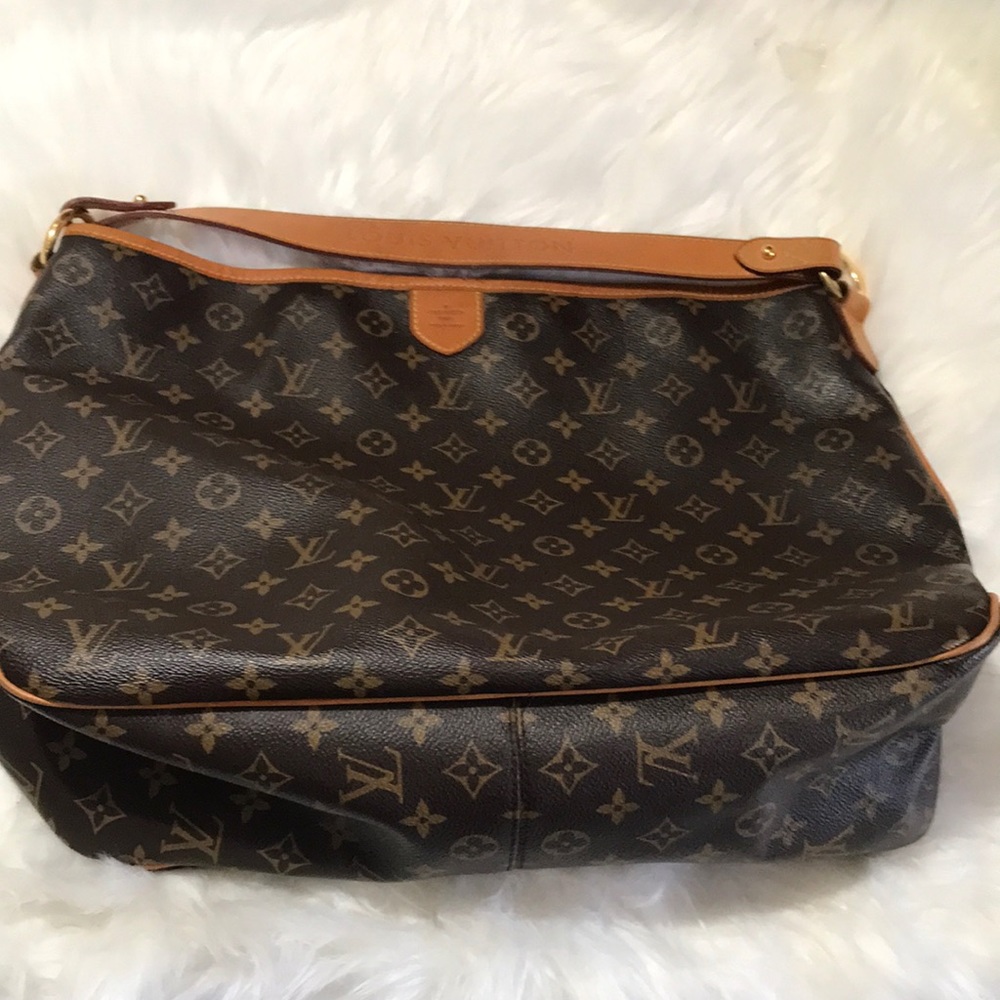 💎✨ AUTHENTIC ✨💎 SLOUCHY HOBO LOUIS VUITTON DELIGHTFUL MM - Picture 11 of 12